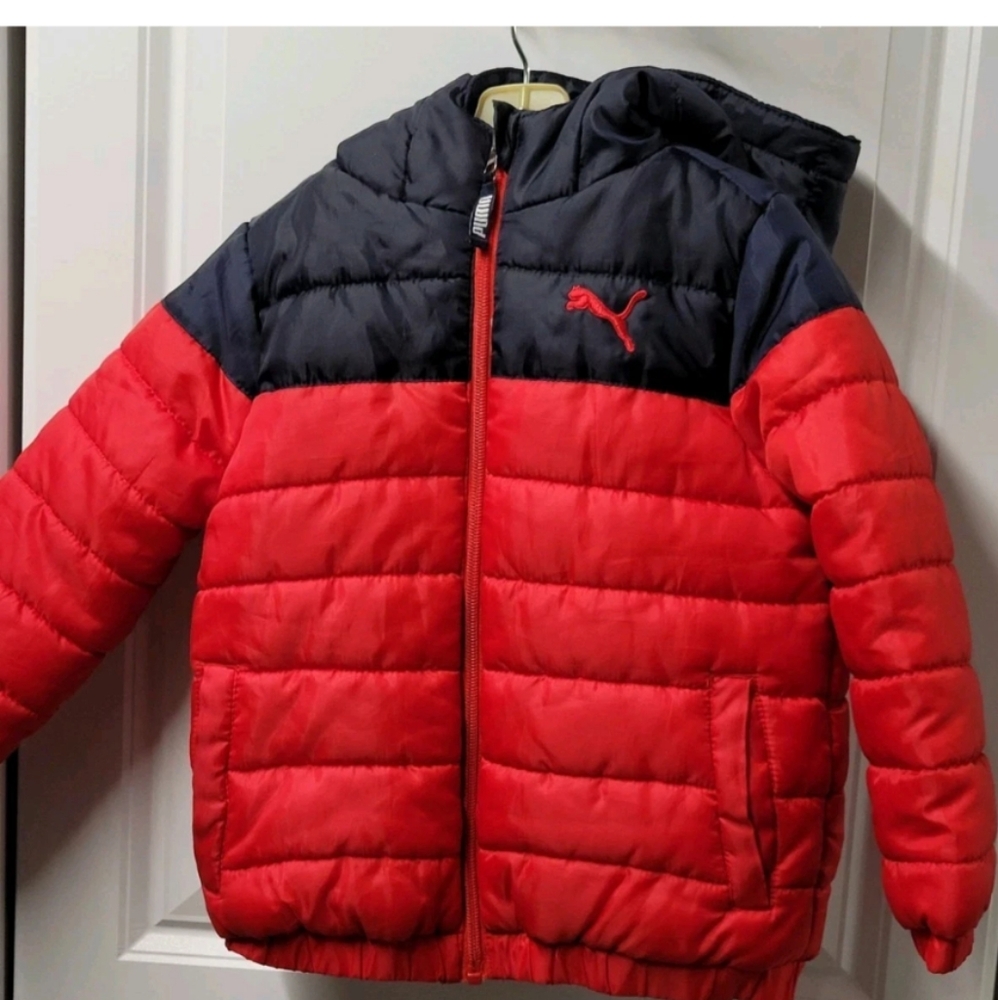 Puma Puffer Coat Boys Size: 4